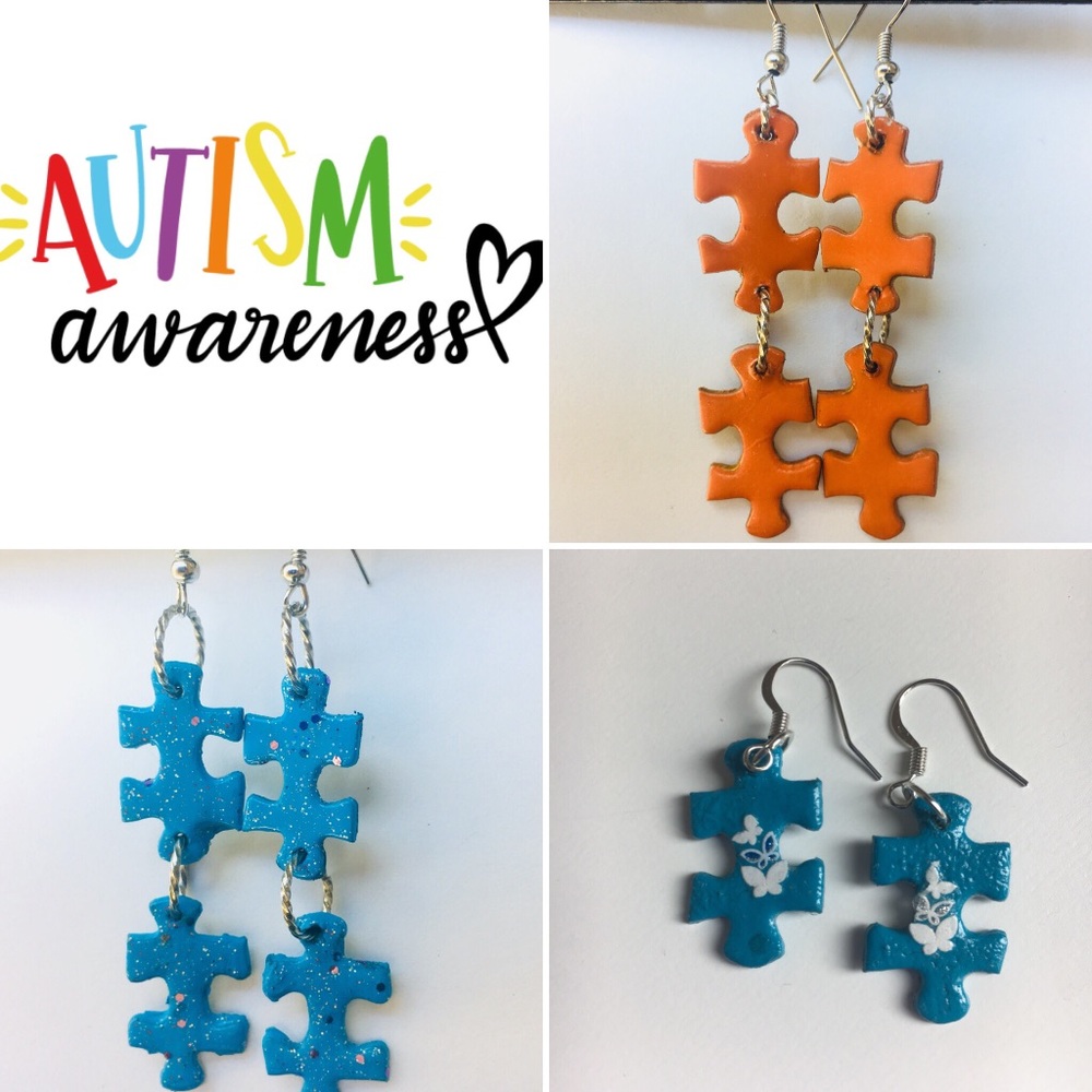 Puzzle Piece Earrings